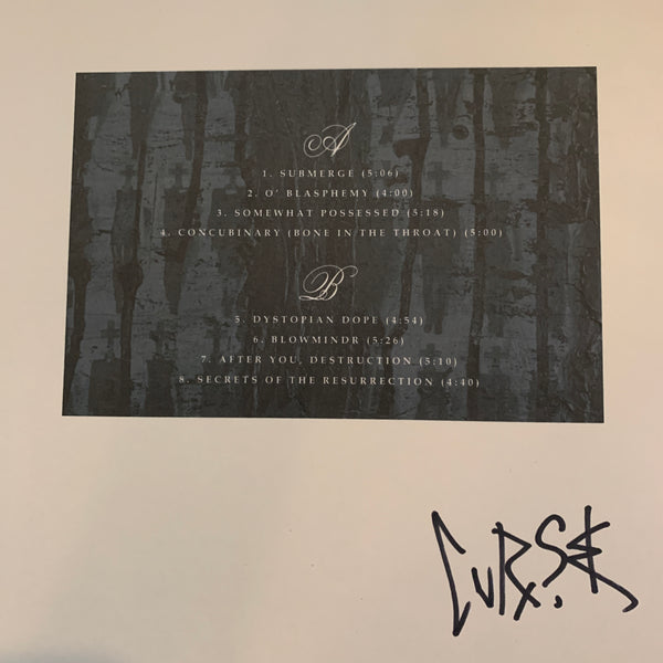 Instant Exorcism, FIrst Test Pressing, one-of-a-kind 12"album art sleeve,Signed, Rare!