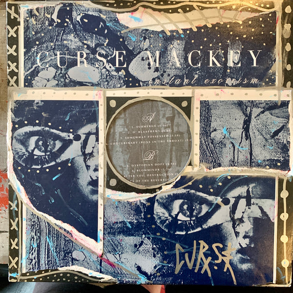 Instant Exorcism, FIrst Test Pressing, one-of-a-kind 12"album art sleeve,Signed, Rare!