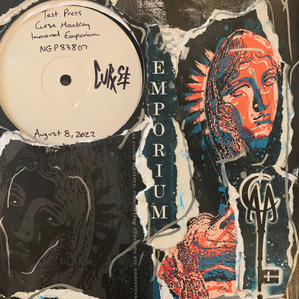 IMMORAL EMPORIUM LP Vinyl Test Pressing, one-of-a-kind 12"album art sleeve,Signed, Rare!