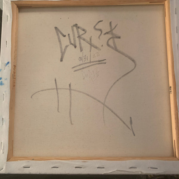 12" x 12" Canvas Art Panel: "A Sharp Reminder" (NEW)