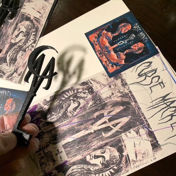 Curse Mackey 3-D Skeleton Key  + Signed Print