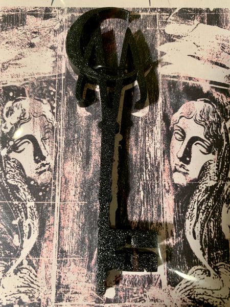 Curse Mackey 3-D Skeleton Key  + Signed Print