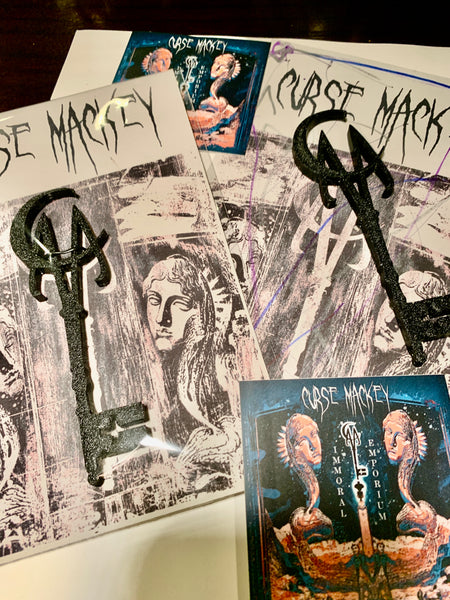 Curse Mackey 3-D Skeleton Key  + Signed Print