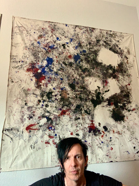 "For Those Who Forgot How to Dream" Live Performance Painting — 60” x 60” Canvas