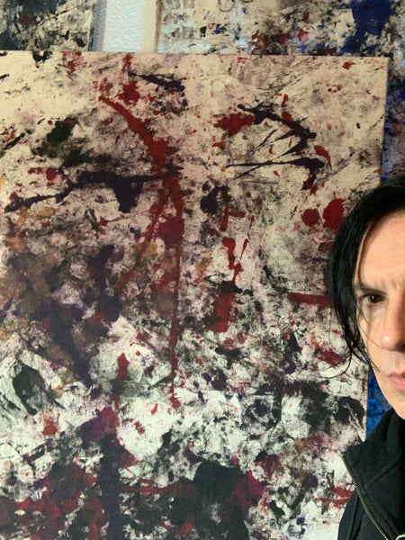 "Enhanced Performance " Live Performance Painting — 36” x 48” Stretched canvas