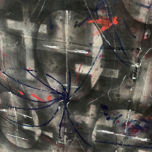 Sweet Silhouette No. 1 (Signal Crossings) — Original Painting 48” × 58”