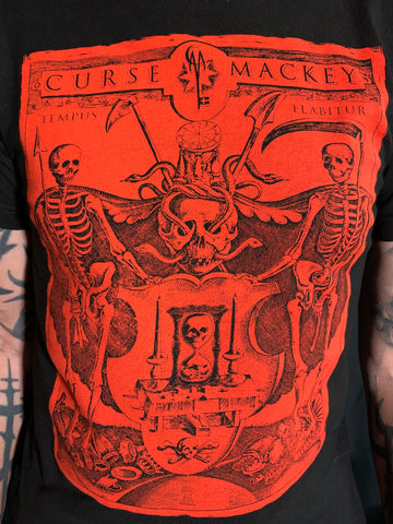 Curse Mackey "Tempus" Black Short Sleeve T-Shirt