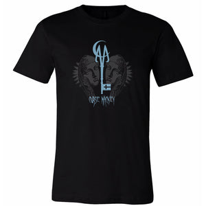 "Curse Mackey Skeleton Key Logo"  T-Shirt