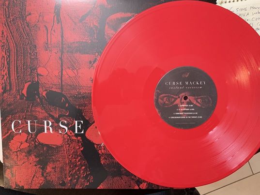 "Instant Exorcism" LP, 180 gram Red Vinyl Edition, Signed by Curse