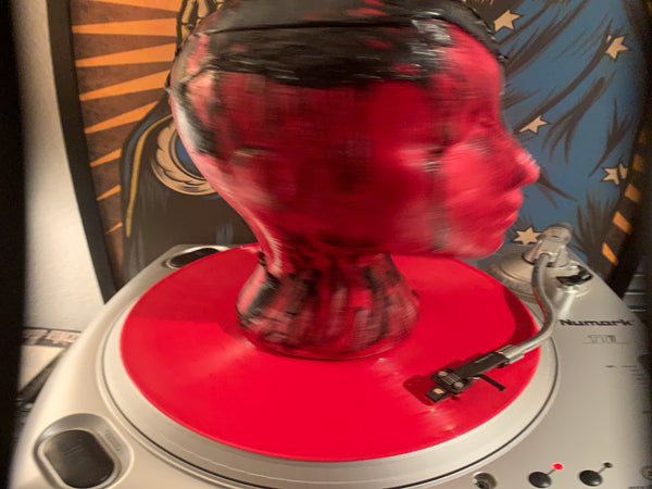 Special Vinyl Package! Limited edition “red vinyl” LP w/ Curse's personal record player!