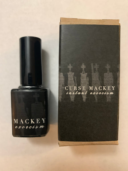 CURSE MACKEY "INSTANT EXORCISM" ULTI-MATTE BLACK NAIL POLISH