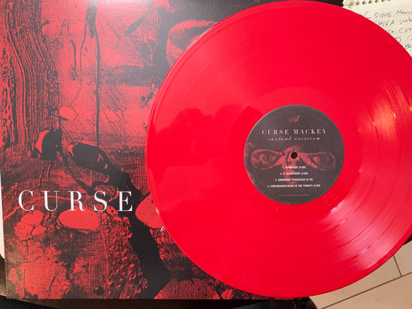 "Instant Exorcism" LP, 180 gram Red Vinyl Edition, Signed by Curse